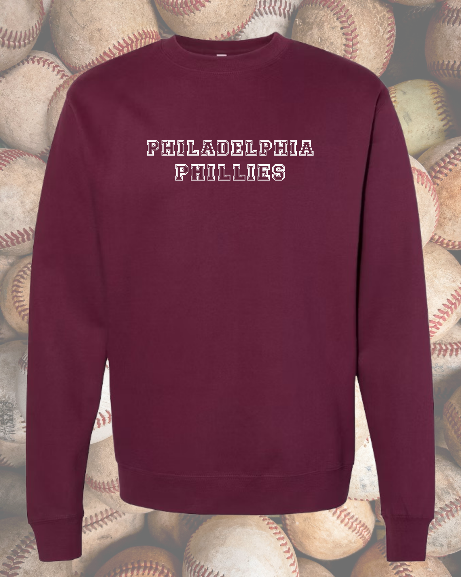 Maroon w/ White