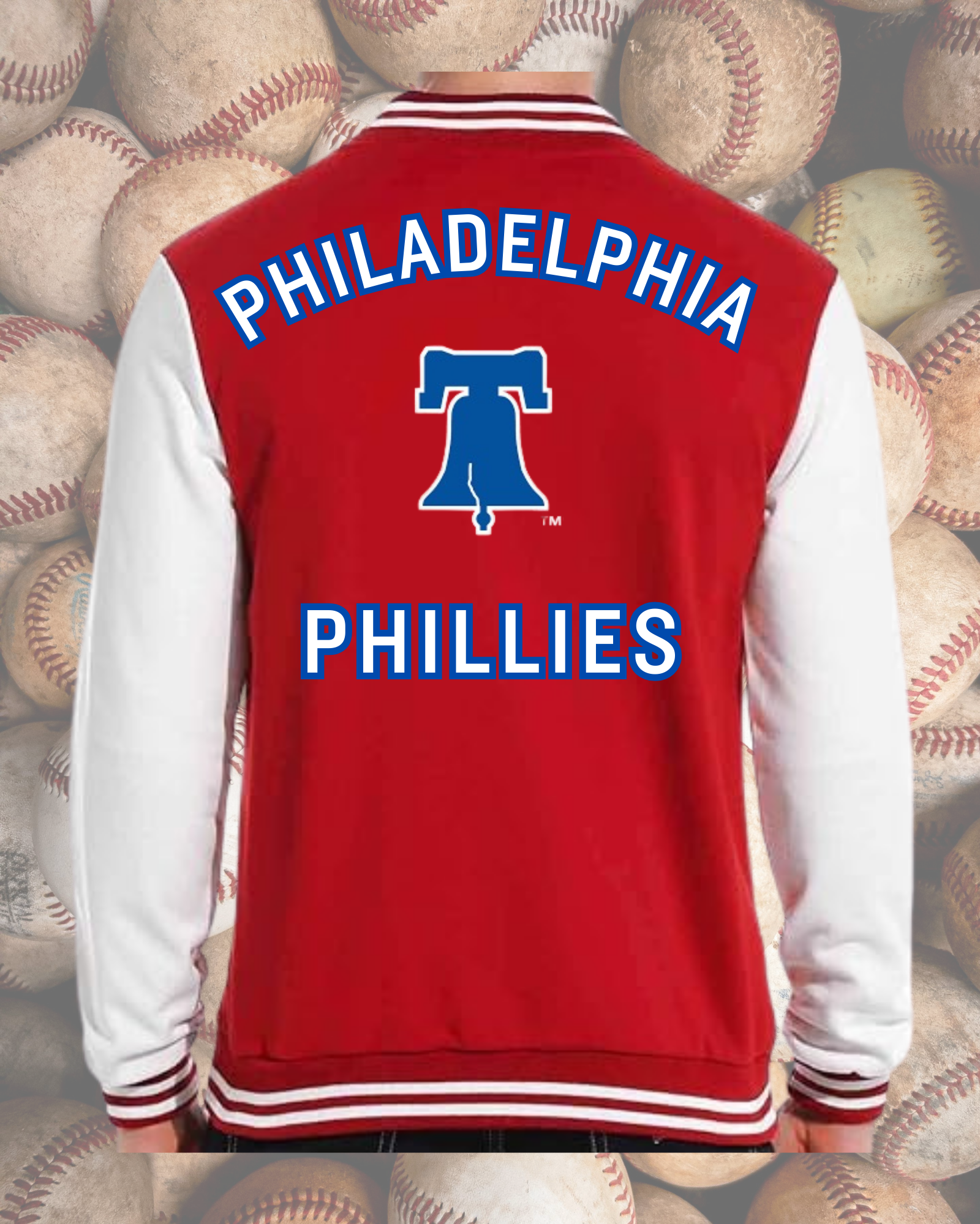 Phillies Varsity Jacket with Bell
