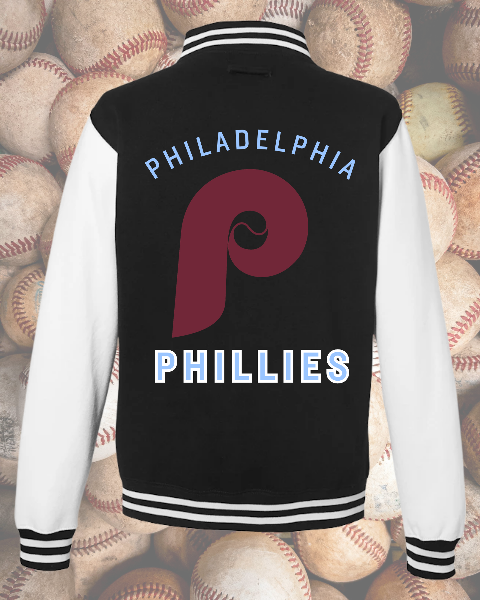 Retro Phillies Varsity Jacket with P