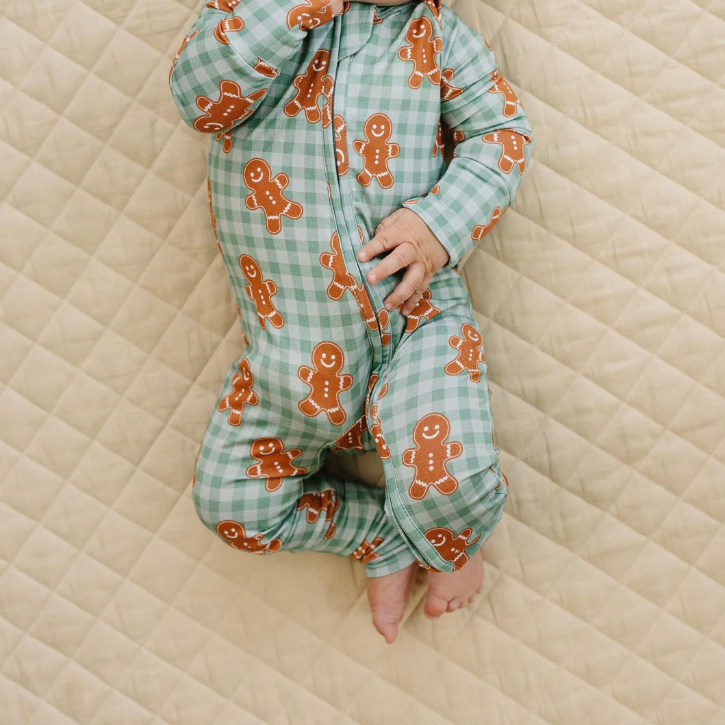 Gingerbread Gingham | Full Zip Convertible
