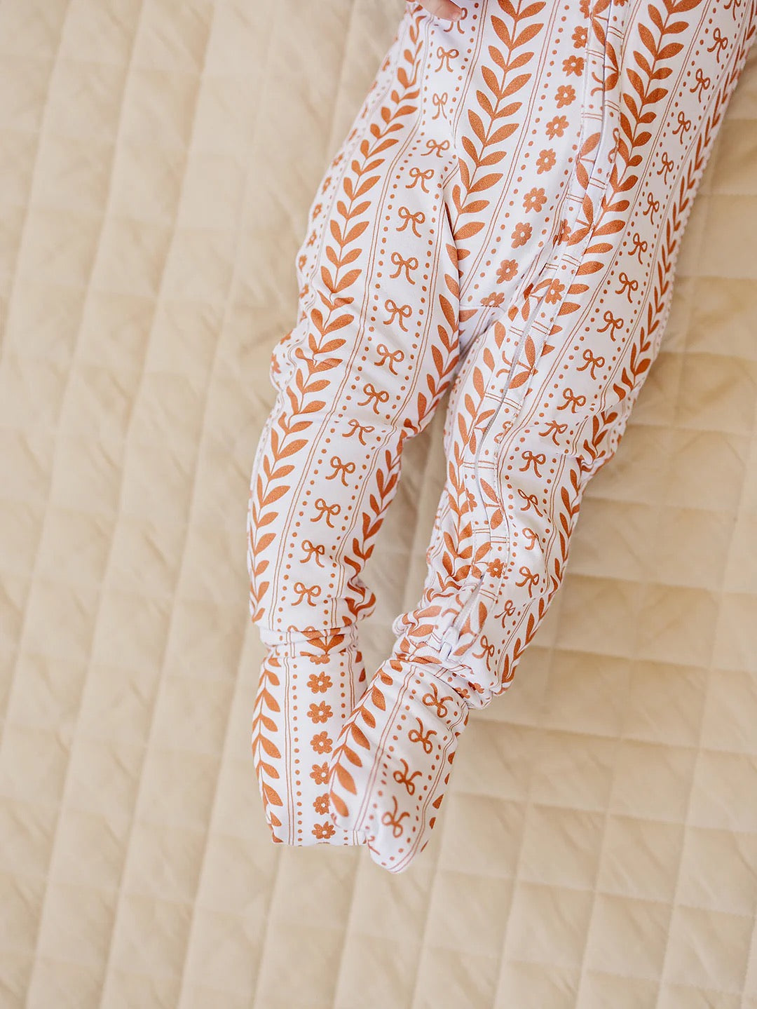 Boho Daisy | Bamboo 2-way Zip Convertible Romper