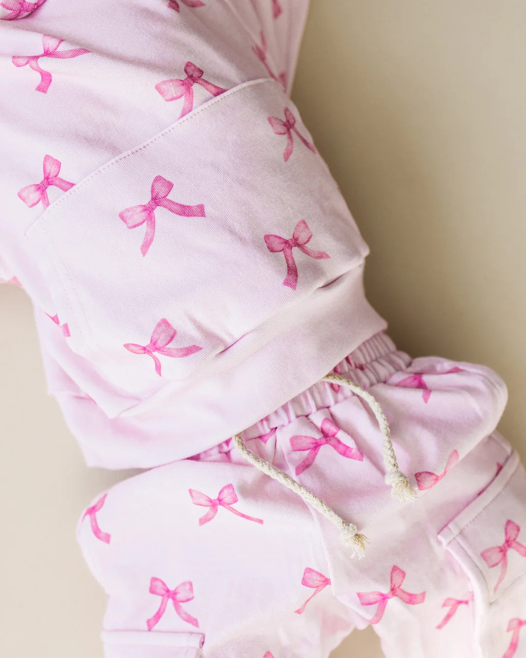 Smiley Lounge Set | Pink Bows
