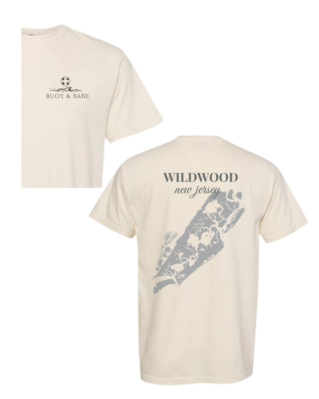 Jersey Shore Coastline Tee