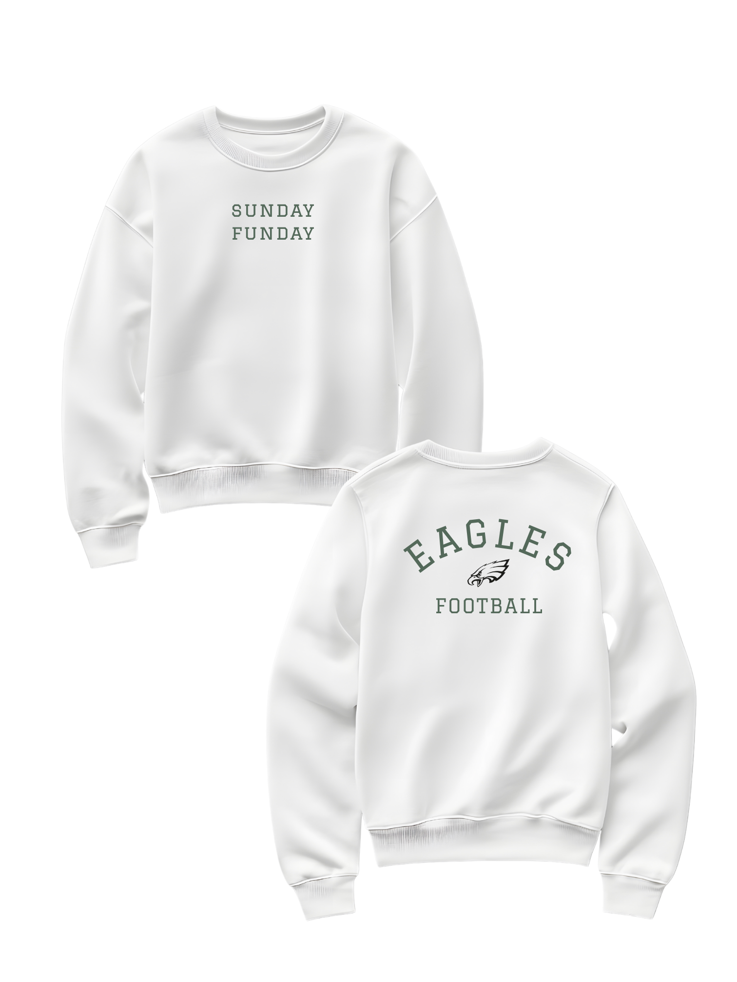 Long sleeve adult crew neck